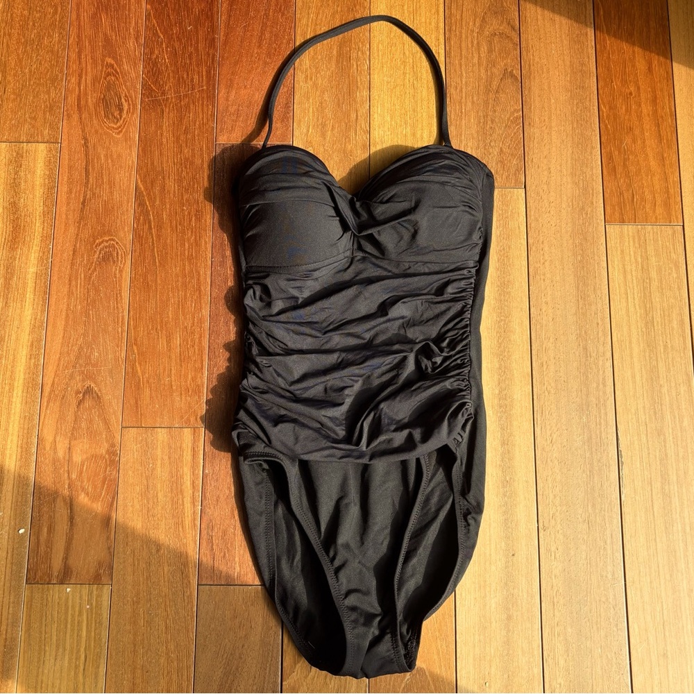 EUC La Blanca Black One Piece Swimsuit